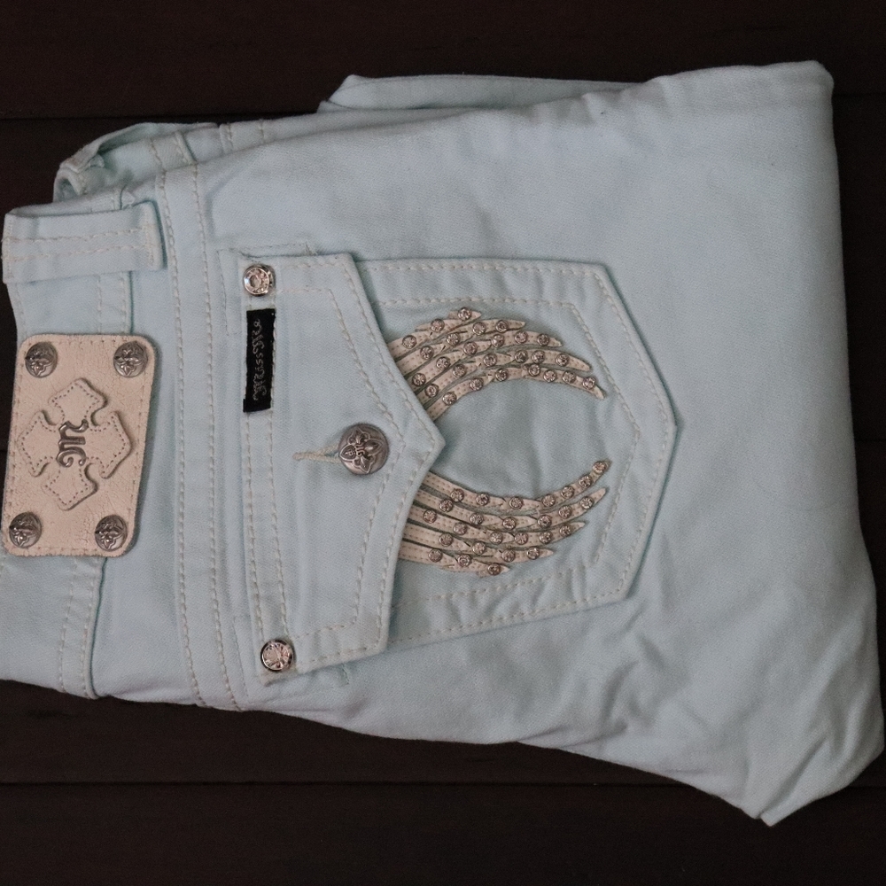 MissMe Light Blue Skinny Jeans